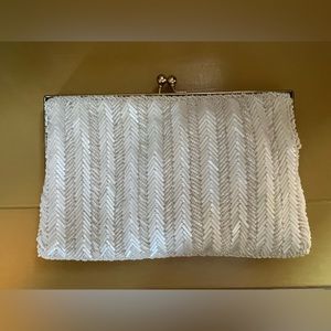 Beaded clutch with coin purse